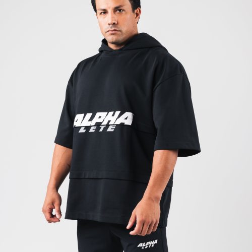 Alpha Layered Hoodie Black 2