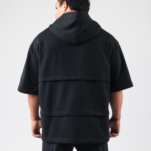 Alpha Layered Hoodie Black 3