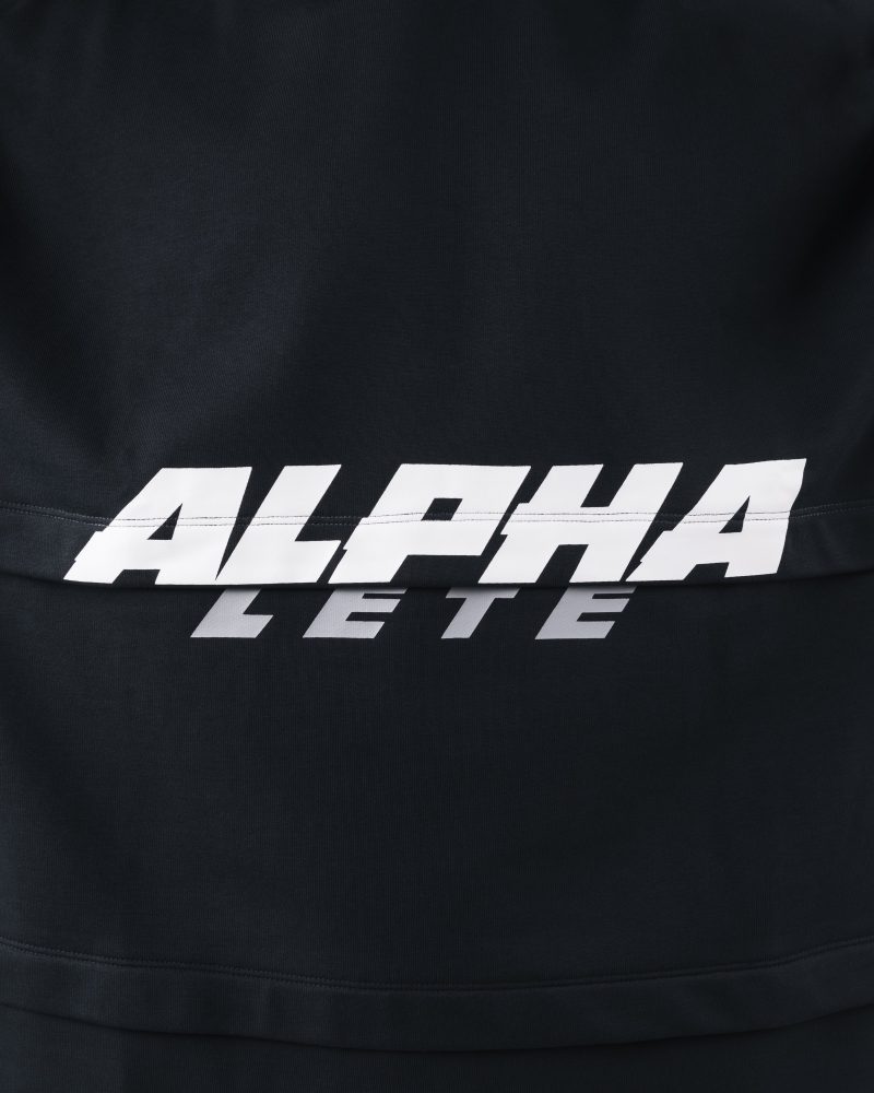 Alpha Layered Hoodie Black 5