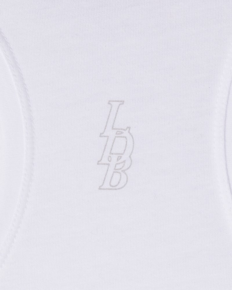 LDB Muscle Tank White 5