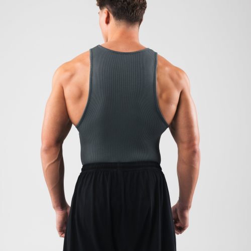 Zero Ribbed Tanks Astro Grey 3